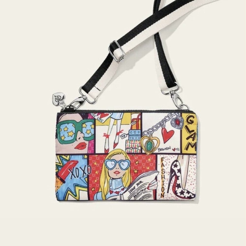 NWT Brighton x Tom Clancy Glam Girl Crossbody Bag - Picture 1 of 4